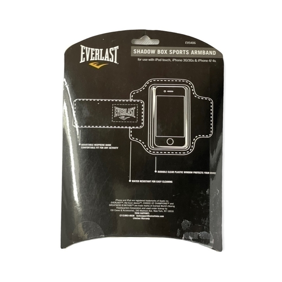 NIB EVERLAST Shadow Box Adjustable Sports Armband Cell Phone Holder - Picture 2 of 2